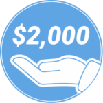 Raised $2,000