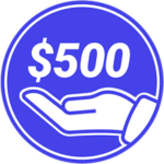 Raised $500